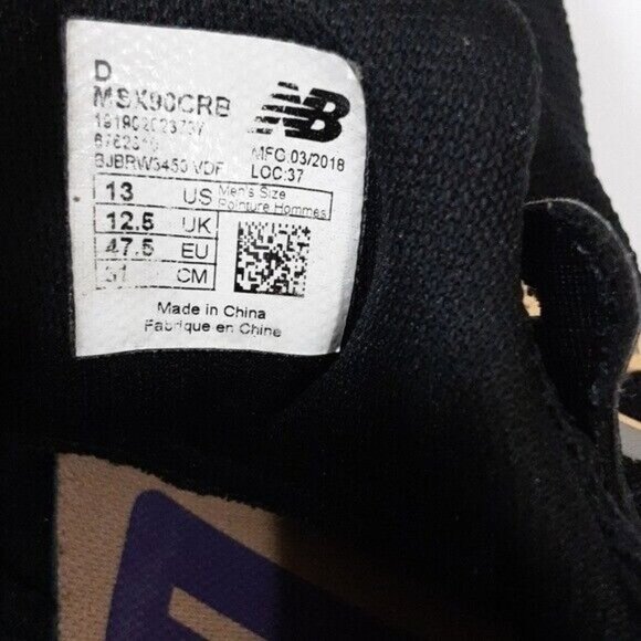 New Balance X-90 men's sneakers black prairie sunset in size 13us - Picture 7 of 10